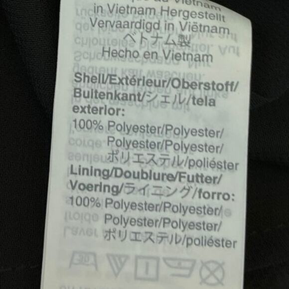 NEW Madewell Black Gold Metallic Jacquard Puff Short Sleeve Blouse Top Size S - Picture 4 of 4